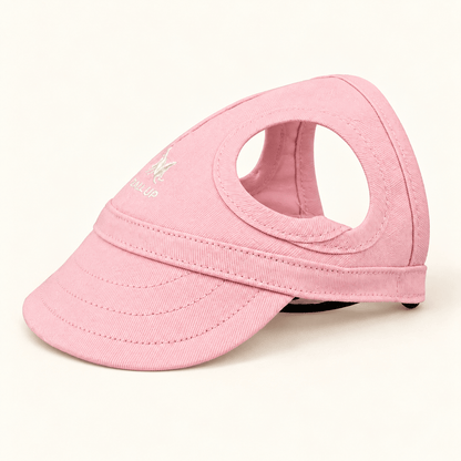 Ear-Open Canvas Pet Visor