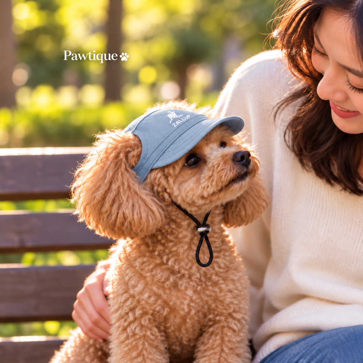 Ear-Open Canvas Pet Visor