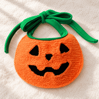 Pumpkin Tie-On Pet Costume Bib
