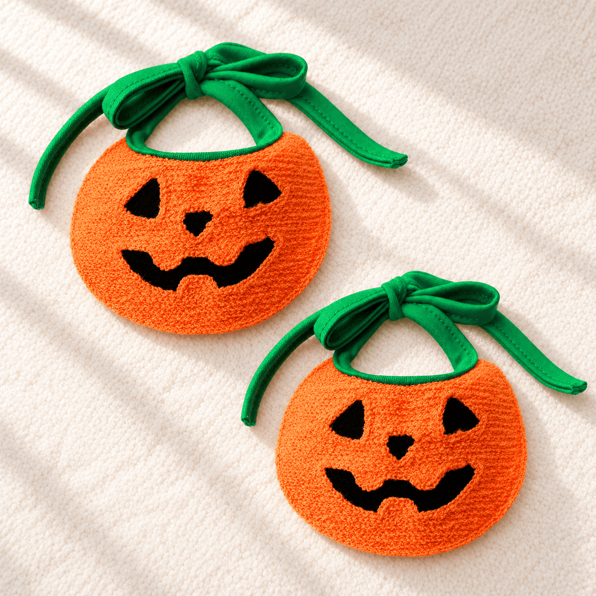 Pumpkin Tie-On Pet Costume Bib