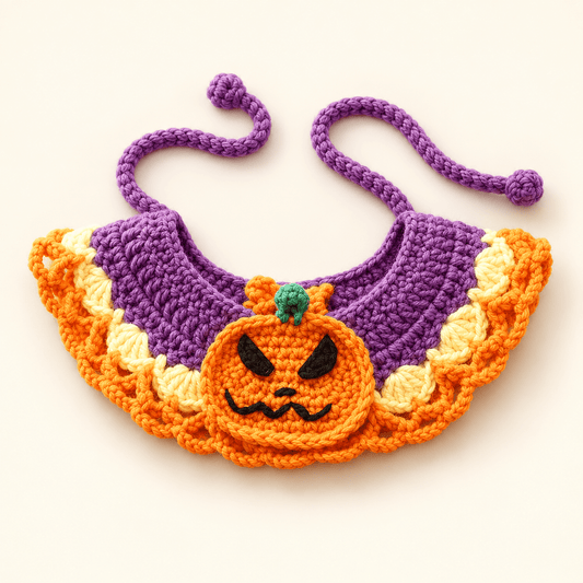 Crochet Halloween Pet Accessories