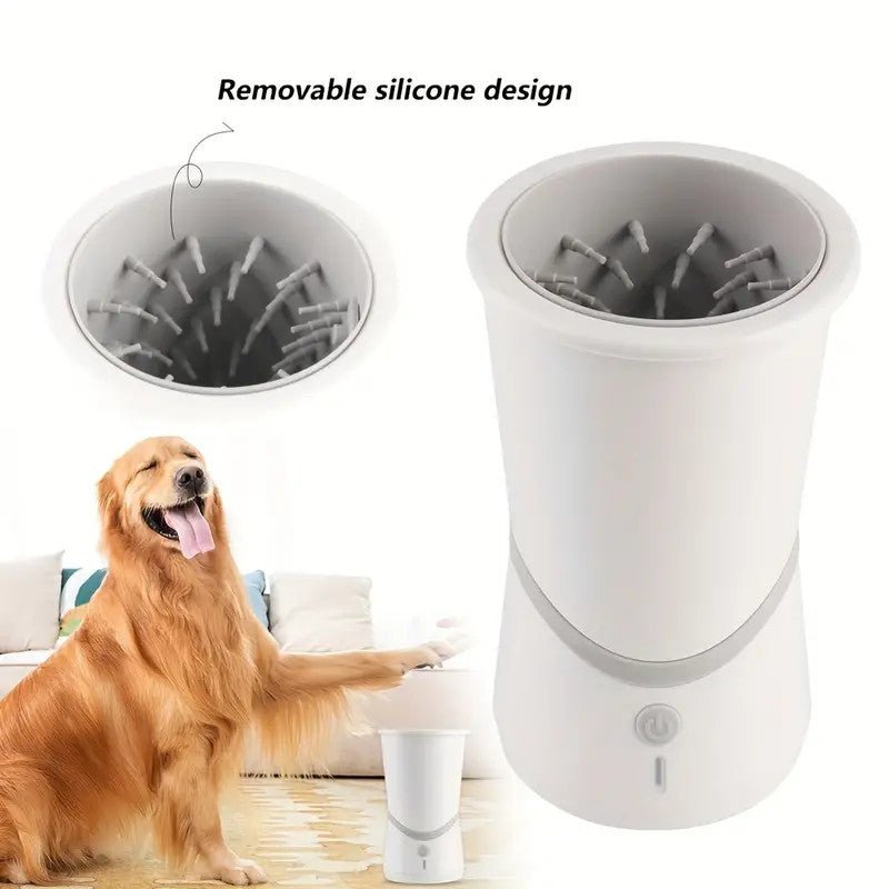 One-Button Electric Paw Cleaner