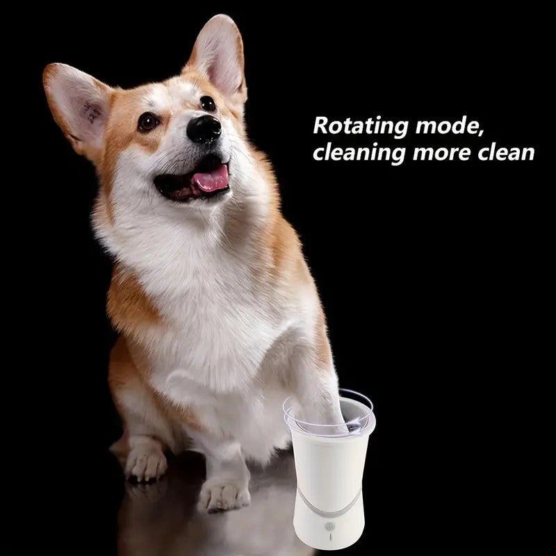 One-Button Electric Paw Cleaner
