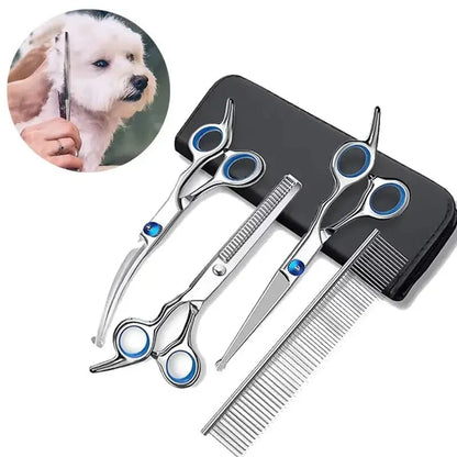 Safe Scissors Stainless Steel Grooming Set