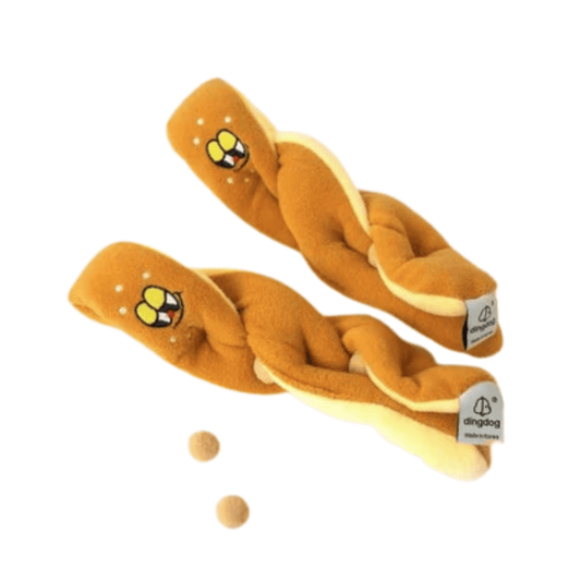 Scent-Hiding Plush Baguette toy