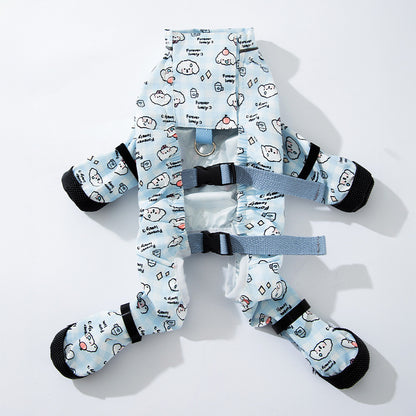 Thin Breathable Dog Jumpsuit