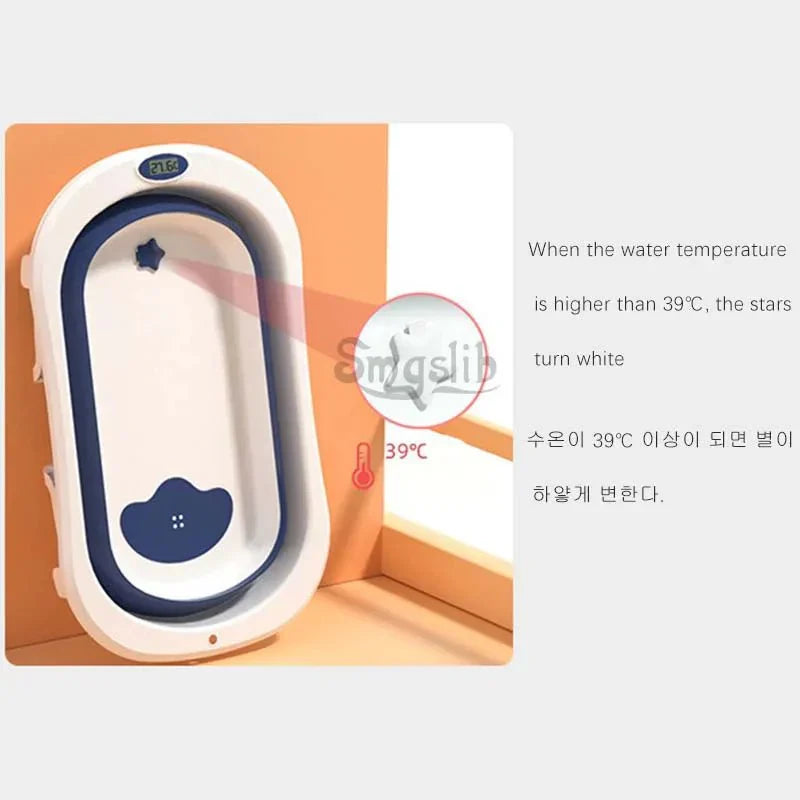 [Upgrade] Temperature-sensitive bathtub foldable