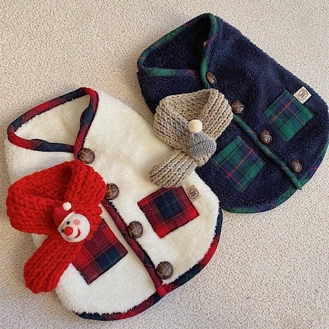 Fleece Dog Vest & Scarf Set