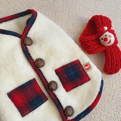 Fleece Dog Vest & Scarf Set