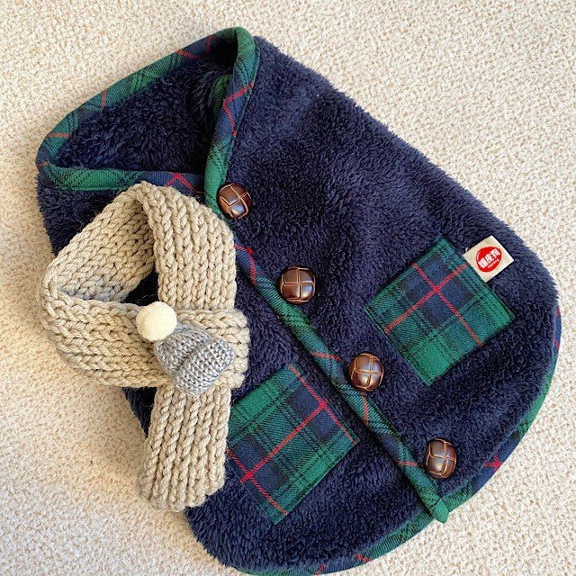 Fleece Dog Vest & Scarf Set
