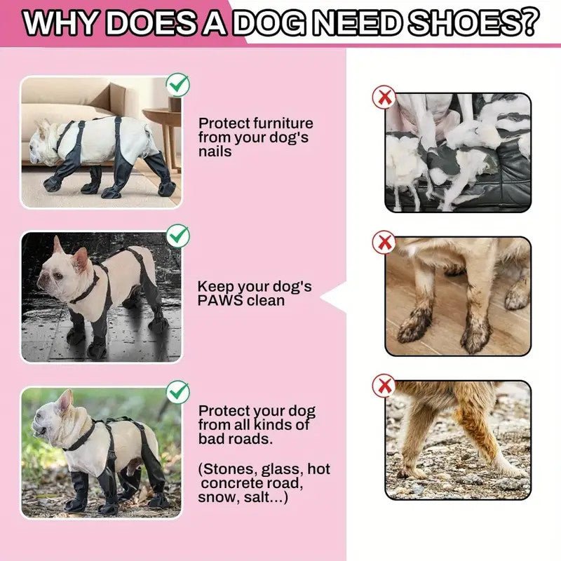 Waterproof Leggings Adjustable Paw Protection